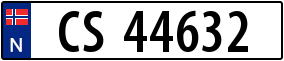 Truck License Plate